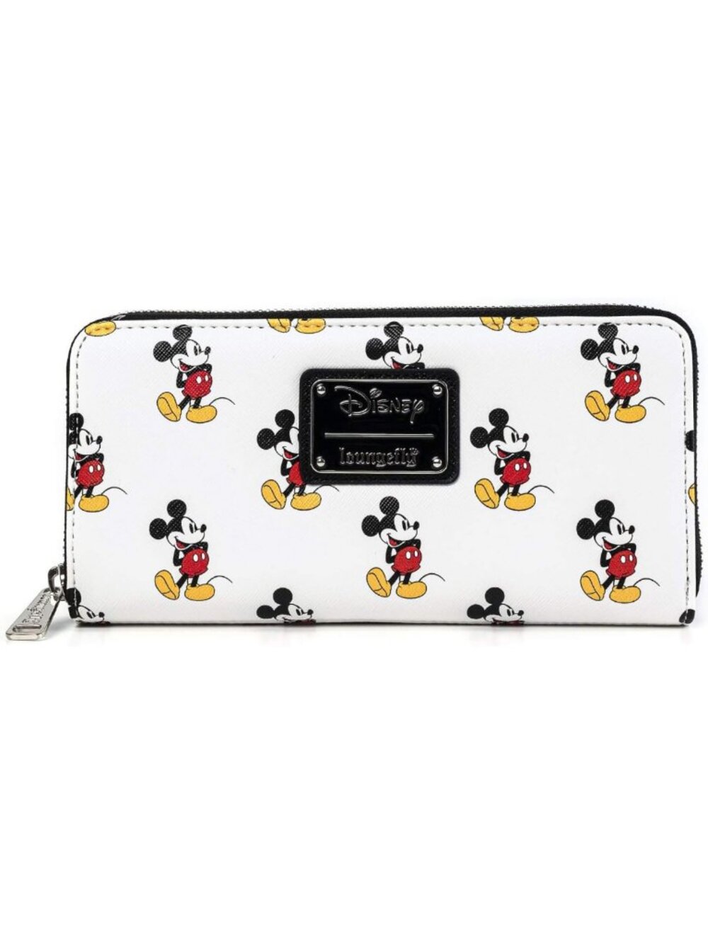 Classic Mickey Mouse All Over Print Zip Wallet - Fun, Stylish, Perfect Gift!
